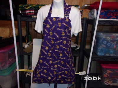 BARBEQUE APRON MINNESOTA VIKINGS MINI PRINT - Image 1 of 2