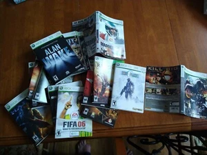 Authentic OEM Microsoft Xbox 360 X360 English Box Art Inserts U Pick Choose List - Picture 1 of 71