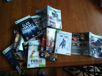 Authentic OEM Microsoft Xbox 360 X360 English Box Art Inserts U Pick Choose List - Image 1 of 3