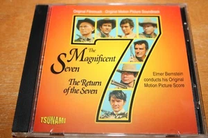 THE MAGNIFICENT SEVEN/RETURN OF THE SEVEN Soundtrack CD SCORE Elmer Bernstein OG - Picture 1 of 3