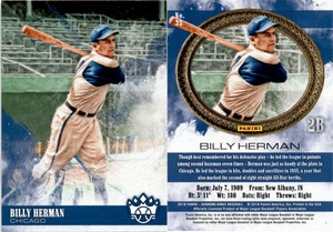 Billy Herman 2018 Panini Diamond Kings Baseball Card 35  Chicago Cubs
