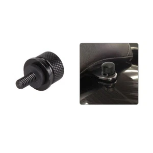 Tornillo de perno de asiento de aluminio para guardabarros trasero de motocicleta negro apto para Harley Touring - Imagen 1 de 6