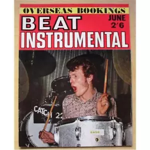 CREAM BEAT INSTRUMENTAL MAGAZINE JUNE 1967 GINGER BAKER COVER WITH MORE INSIDE + - Picture 1 of 1