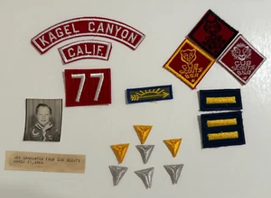 Lotto di toppe Kagel Canyon Cub Scout BSA anni 60 - Foto 1 di 5
