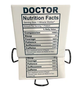 Set di sottobicchieri quadrati in ceramica fatti a mano da 4 con supporto~medico~nutrizione~grafico~fai da te - Foto 1 di 3