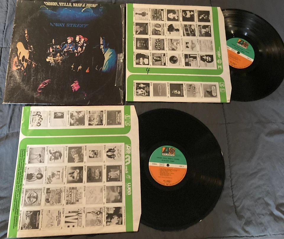 CROSBY, STILLS, NASH & YOUNG.  "4 WAY STREET"  DOUBLE LP. UK 1971. G/F ATLANTIC - Image 1 of 1