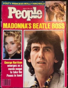 PEOPLE WEEKLY March 24, 1986 GEORGE HARRISON, Madonna, Molly Ringwald Cover - Picture 1 of 1