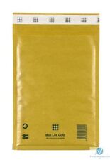100 K7 K/7 Gold Brown 350 x 470 mm Padded Bubble Wrap Mail Postal Bag Envelope