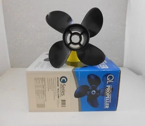 New QL C Series Al Prop 41102309 10.5x13RH 4-bld 25-70 hp Mercury Honda Yamaha.. - Bild 1 von 4