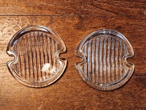 Pair Vintage Guide B3-54 Reverse Light Lenses Glass 1954-55 Oldsmobile 58 Chevy - Bild 1 von 6