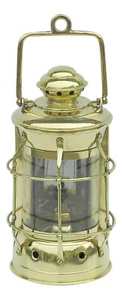 Nelson Lámpara Eléctricamente Farolas de Barco Latón Ø = 13cm Sea4You - Imagen 1 de 1