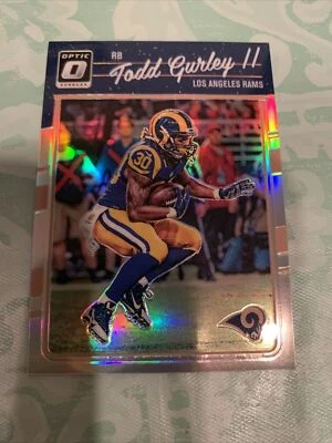 TODD GURLEY II 2016 Donruss Optic SILVER PRIZM #53 LOS ANGELES RAMS - Image 1 of 3