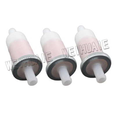 3x 3/8" Fuel Filter For Honda CB400 CT110 CX500 Goldwing 1000 Hawk 400 ST1100 - Image 1 of 4