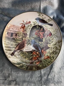 Plato de porcelana fina de 8" Cecil Eakins "Habitación con vistas" reliquia Franklin Mint - Imagen 1 de 4