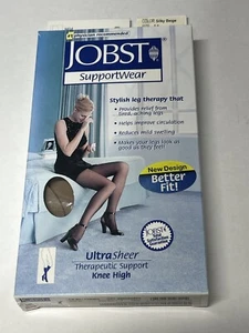 JOBST SupportWear leichte Kompression 8-15 mmHg kniehoch seidig beige Schuhgröße 7-9 - Bild 1 von 5
