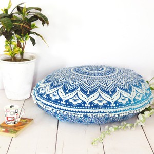 round mandala pillow