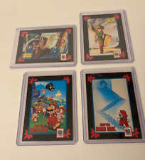 Lot of 4 Nintendo Trading Card Treats Zelda Mario 1991 Impel