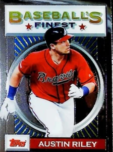 2020 Topps Baseball Finest Flashback #24 Austin Riley  Atlanta Braves - Picture 1 of 2