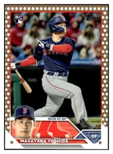 Masataka Yoshida RC 2023 Topps Gold Star Parallel #471 ROOKIE MLB Red S ID:78296 - Picture 1 of 2
