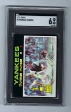 1971 Topps #5 Thurman Munson Yankees SGC 6 EX-MT