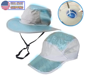 Polar Hydro Evaporative Cooling Hat UV Reflective Protection Bucket Solar Cap - Picture 1 of 9