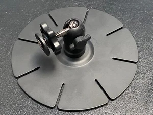 Black Metal Surveillance Ceiling Mount CCTV Dome Camera or Display Bracket Stand - Bild 1 von 6
