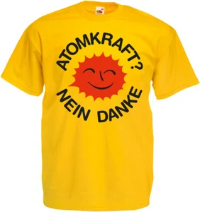 ATOMKRAFT? NEIN DANKE T-Shirt, sonnengelb - Picture 1 of 1