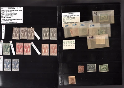 Italy stamps  COLONIES  ERITREA dealer stock used mnh mh (mb18 - Image 1 of 4