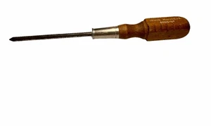 VTG Irwin USA Wood Handle No.8000-4" Screw driver Phillips head USA Collectible - Picture 1 of 7