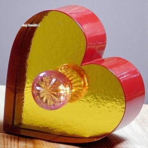 LED Love Heart Light Up Red Gold Standing / Hanging Romantic Love Valentines - Picture 1 of 6