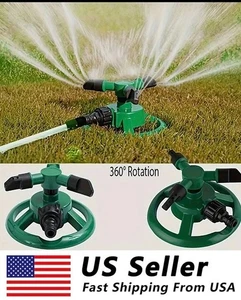 Sprinklers for Yard, Water Sprinkler Lawn, 360 Degree Rotating Lawn Green - Picture 1 of 9
