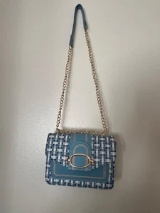 Home / Bags & Luggage / Women Bags / Women Crossbody / Mini Plaid Tweed Shoulder - Picture 1 of 10