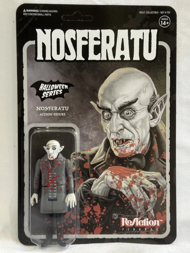 SDCC 2019 Super7 Reaction Nosferatu Halloween Series Blood Splatter