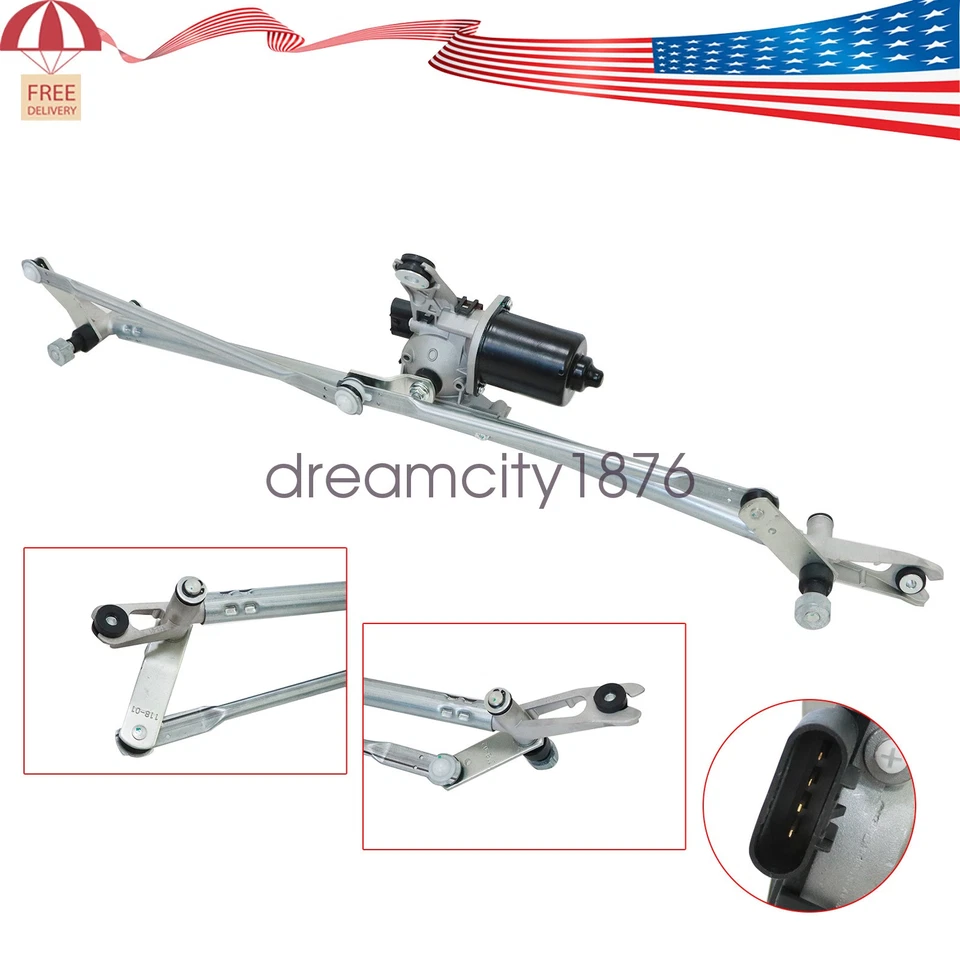 FOR 2002-2004 Dodge Ram 1500 3500 NEW Windshield Wiper Motor & Linkage Assembly - Изображение 1 из 4