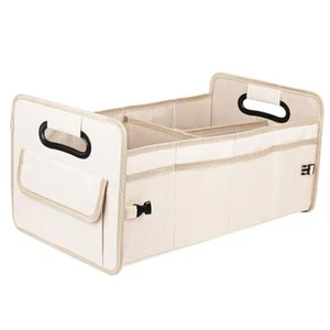 Car Trunk Organizer, Car Organizers and Storage Collapsible Standard Beige - Picture 1 of 8