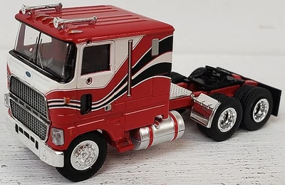 Brekina NEW HO 1/87 Scale 3-Axle 1987 Ford CLT 9000 Tractor Trailer Cab Tricolor - Image 1 of 4