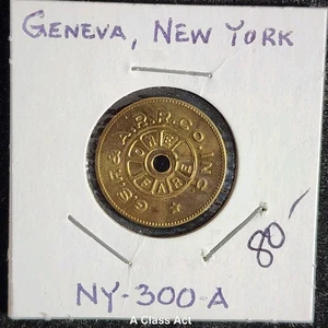 Geneva, Seneca Falls & Auburn Railroad (New York) transit token - NY300A. B2188 - Picture 1 of 4