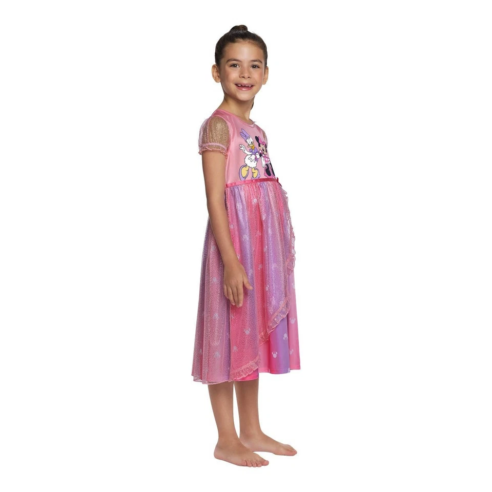 Nuevo Disney Minnie Mouse Daisy Elsa Frozen Niños Fantasía Vestido Vestido Vestido 5T-6X Foto 1 de 1