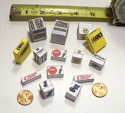 Гаражные диорамы в масштабе 1:18,1/24 коробки с основными деталями для вашей витрины - Изображение 1 из 4