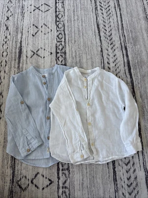 Set Of 2 Dressy Zara Boys Shirts . Excellent Condition. Size 4-5  - Image 1 of 4