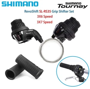 Mountain Bicycle Twist Shifter Shimano Shift Lever SL-RS35 3/6/7/18/21 Speed MTB - Picture 1 of 19