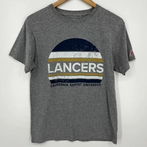 Cal Baptist Lancers T-Shirt Women's Size M Gray League California - Picture 1 of 11