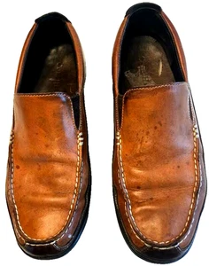 Cole Haan Tucker Venetian Tan & Brown Men's Leather Loafer Shoes Size 10 M - Picture 1 of 6