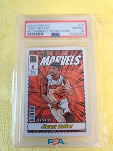 2023 Donruss Jimmy Butler Net Marvels Press Proof PSA 10 - Picture 1 of 2