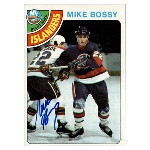 Mike Bossy New York Islanders autografato firmato 1978 Topps (JSA COA #CB91455) - Foto 1 di 2