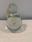 Large 7 3/4" Crystal Pear With Teardrop Figurine