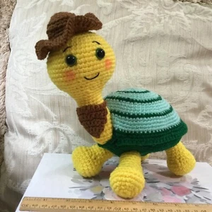 Tucker die Schildkröte - Handarbeit - gehäkelt - Amigurumi - Bild 1 von 10