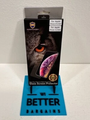 Protector de pantalla de vidrio filtrado con rayos azules BlueOwl Shield para iPhone 11 Pro Max Foto 1 de 4