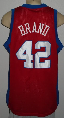 Vtg Elton Brand #42 Los Angeles Clippers Nike Sewn Swingman NBA Jersey Men 2XL Cover
