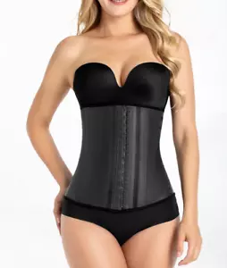 100% látex Corsé Entrenador de Cintura Formador Corporal Ropa Conformada Bajo el Busto Curvéez 8031 - Imagen 1 de 17